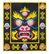 Mahakala face table cloth