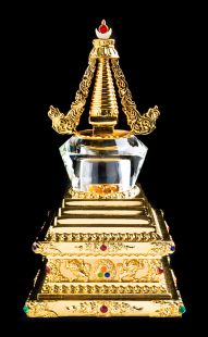 Stupa GP w/crystal dome (L)
