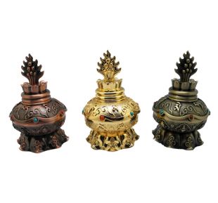 Treasure vase stupa Alloy