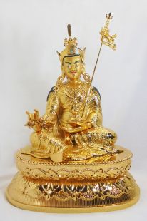 Guru Rinpoche Statue(30 cm gilt gold)