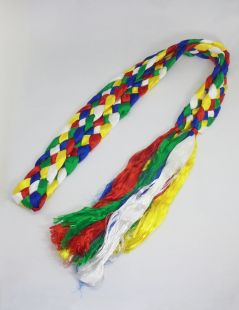 5 color knotted katag (L)