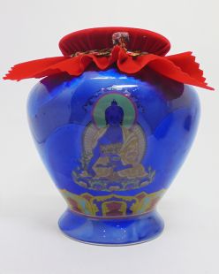 Medicine Buddha Blessed Treasure Vase (M)