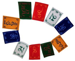 Lungta, Mani prayer flag(flannel)