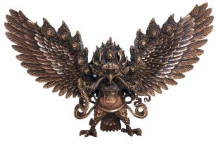 Copper Garuda statue(23cmH)