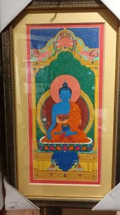 Assorted thanka w/frame