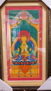 Assorted thanka w/frame