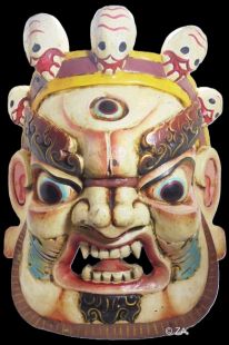 Mask of Mahakala (white)