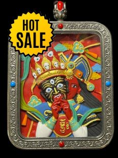 P.Lhamo panited pendant