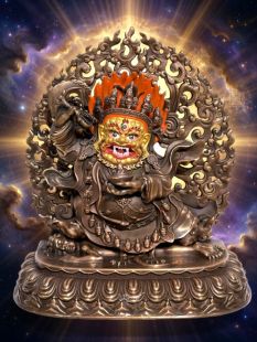 Karma Kagyu Mahakala face paint