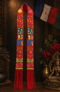 Nepal Shoulder Cloth (Rachu)/(Eight Auspicious Symbols)