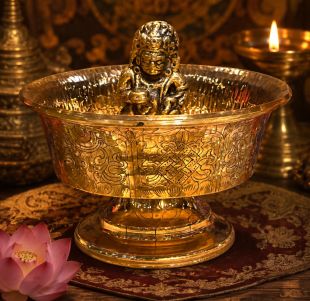 Black Zambhala Water Offering Ritual Set
