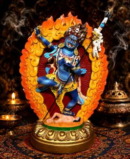 Black Dakini hand painted 12＂H