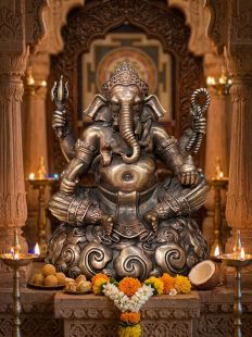Four-Armed Ganesha