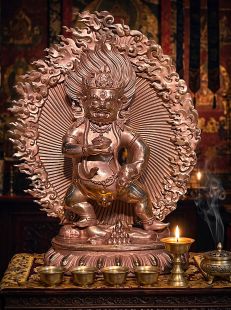 Finely Detailed Red Copper Black Zambala  