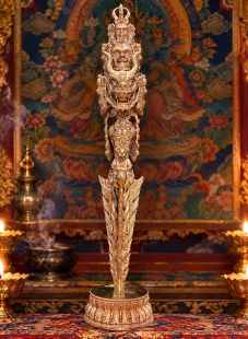 Yamantaka Phurpa 9 face with stand