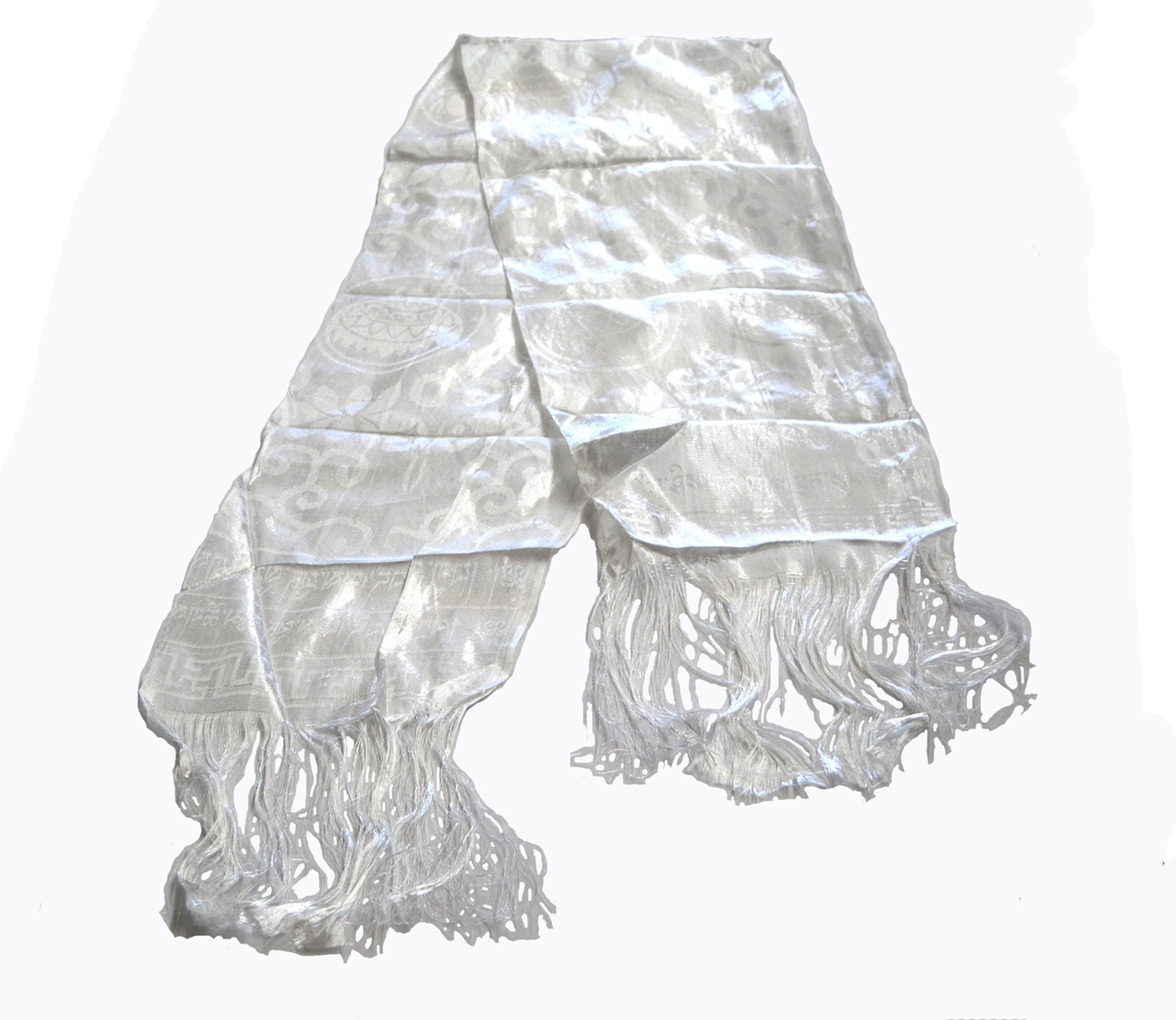 Katag assorted colors 5ft WHITE Dharma Items/ Buddhist Artifacts