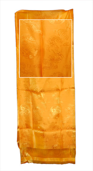 Katag New Design Dragon, Orange Dharma Items/ Buddhist Artifacts